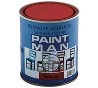 Esmalte acrílico satinado bermellón 750 ml