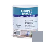 Esmalte acrílico satinado gris perla 750 ml