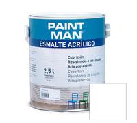 Esmalte acrílico satinado paintman blanco 2,5 l