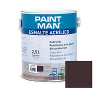Esmalte acrílico satinado paintman rojo tabaco 2,5 l