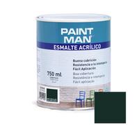 Esmalte acrílico satinado paintman verde carruajes 750 ml