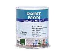 Esmalte acrílico satinado verde mayo 750 ml