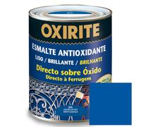 Esmalte antioxidante liso azul brillante oxirite 750 ml