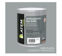 Esmalte antioxidante sintético liso brillo gris plata 750ml blatem core