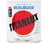 Esmalte eco mate blanco piedra 750ml titanlux