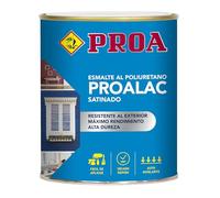 Esmalte Laca al poliuretano Proalac. Rojo Óxido. 750 ML. Pinta tus muebles de cocina, radiadores, madera o metales con la máxima calidad. Valido para interior y exterior. Proa.