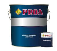 ESMALTE POLIURETANO AS SATINADO 2 COMPONENTES. Gris Antracita RAL 7016. 750ML+160ML. Excelente adherencia para pintar sobre hierro, fibra, cristal.