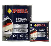 ESMALTE POLIURETANO DOS COMPONENTES BRILLANTE. Azul Eléctrico RAL 5010. 750ML+100ML. Excelente adherencia para pintar sobre hierro, fibra, cristal.