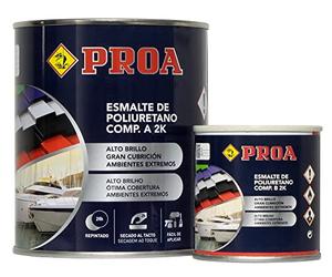 ESMALTE POLIURETANO DOS COMPONENTES BRILLANTE. Verde Prado Ral 6001. 4L+0,6L. Excelente adherencia para pintar sobre hierro, fibra, cristal.