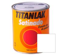 Esmalte sintético blanco satinado titanlak 4 l