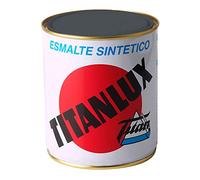 ESMALTE SINTÉTICO BRILLANTE GRIS MEDIO 750ml TITANLUX 001054934