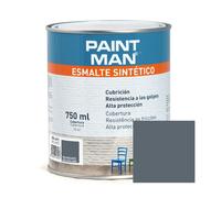 Esmalte sintético gris azulado brillante paintman 750 ml