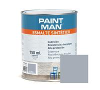 Esmalte sintético gris perla brillante paintman 750 ml