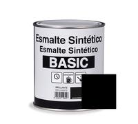 Esmalte sintético negro brillante basic 750 ml