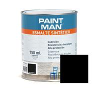 Esmalte sintético negro brillante paintman 750 ml