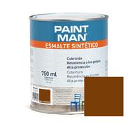 Esmalte sintético pardo brillante paintman 750 ml