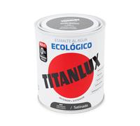 Esmalte titanlux ecológico satinado gris medio 750ml