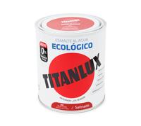 Titanlux - Esmalte agua ecologico santinado, Rojo, 750ML (ref. 01T056534)
