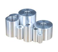 espaciador de aluminio, 1 Uds Junta De Diámetro Eje Metal Hueco Redondo Sin Espaciador Separación Rosca(H4,D24xd12.2)