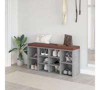 Espacio de almacenamiento, banco con reposabrazos, taburete y espacio para guardar zapatos
