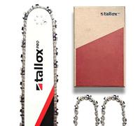espada profesional tallox y 3 cadenas de sierra tallox de 3/8» 1,6 mm 72 TG para espada de 50 cm compatible con Stihl