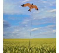 Espantapájaros volador, cometa repelente de aves, señuelo de espantapájaros grande para granja, jardín, cometa repelente de palomas sin poste A