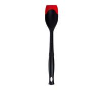 Espátula Cuchara Bi Revolution de Le Creuset - Ideal para Servir y Cocinar sin Rayar, Color Rojo y Negro