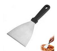 Espátula de Cocina de Acero Inoxidable para Plancha y Barbacoa, Pala Profesional con Mango Ergonómico, Ideal para Hamburguesas, Grill y Repostería, Resistente y Apta para Lavavajillas