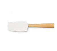 Espátula de Cocina Le Creuset Craft con Cabezal de Silicona Resistente a 250 °C, Mango de Madera, 28,5 cm