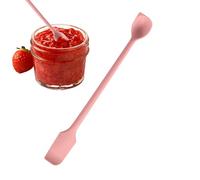 Espátula de silicona - Cuchara raspadora de doble extremo | Mini espátula flexible - Bastón de cocina de 26 cm ligero de silicona alimentaria para cremas y salsas, ideal para uso diario