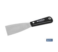 Espatula inox con mango abs 200mm