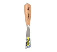 Espatula mango madera hoja acero 30 mm. espatula yeso, espatula pintor