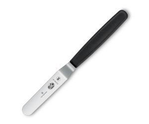 Espátula para glaseado 8 cm, acodada, negro, acero inoxidable, Victorinox