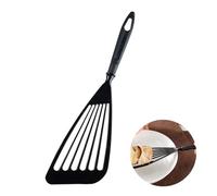 Espátula para pescado, espátula de silicona ranurada de nailon, rebanada de pescado, espátula grande para hamburguesas, espátula de huevo, espátula antiadherente, flexible, grande, espátula de
