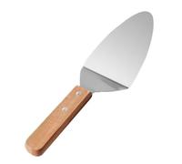 Espátula para tartas - 27 x 7,4 cm, cortador de tartas de acero inoxidable | Utensilio triangular multiusos para hornear, herramienta de cocina, cortador de postre, servidor de pizza