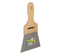 Espatula techos mango madera hoja acero 90 x 120 mm. espatula yeso, es