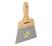 Espatula techos mango madera hoja acero 90 x 160 mm. espatula yeso, espatula pintor, espatula masillas, espatula pladur, etc.