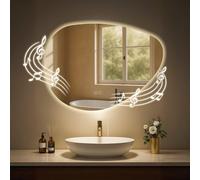 Espejo Badspiegel Almafie, contenido del set: con Bluetooth