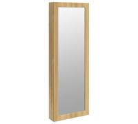 Espejo con joyero y luces LED para pared