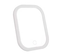 Espejo con luz Espejo Plegable Portátil con LED y Control Táctil, 3 Colores