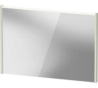 Espejo D-Code de Duravit, panel de luz LED superior, 1000x700mm, requiere interruptor de luz externo, 7 W, DC70780HHHH0000, Color: Verde pálido mate