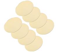 Espejo de 6 Pulgadas 8 Piezas Bandeja Redonda Dorado Acrílico | Superficie Reflectante de Alto Brillo, Base Reutilizable para Exhibición de Joyas y Postres, Estilo Contemporáneo para Bodas