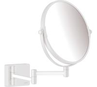 Espejo de afeitar AddStoris de hansgrohe, 41791700, Color: blanco mate