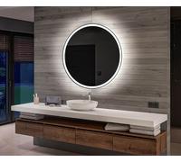 Espejo de baño Artforma Kulaté con iluminación LED, alimentado por batería, de 65x65 cm. | Color de la luz LED: Blanco frío 7000K | OKRBP076