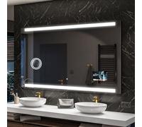 Espejo de baño Artforma SMART, 200x70 cm, con iluminación LED. Color de la luz LED: blanco frío (7000K). Fabricación a medida. Espejo de pared iluminado, espejo de baño con luz. Interruptor: sensor tá