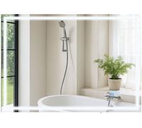 Espejo de baño jaffrey vidrio vidrio transparente 3.5x100x70 cm