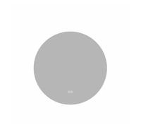 Espejo de baño led redondo 70 cm - retroiluminado, antiempañamiento, 3 colores de luz, regulación continua, función memoria, interruptor táctil, espejo hd sin cobre 5 mm - plata