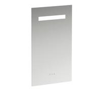 Espejo de Leelo con iluminación LED horizontal integrada, marco de aluminio, 550 mm, versión con 3 interruptores de sensor táctil., H4476239501441
