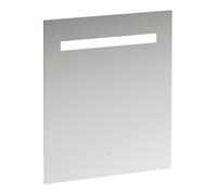 Espejo de Leelo con iluminación LED horizontal integrada, marco de aluminio, 600 mm, versión con un interruptor de sensor táctil., H4476329501441