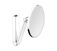Keuco - Espejo de pared cosmético con iluminación LED, cromo 17612019004